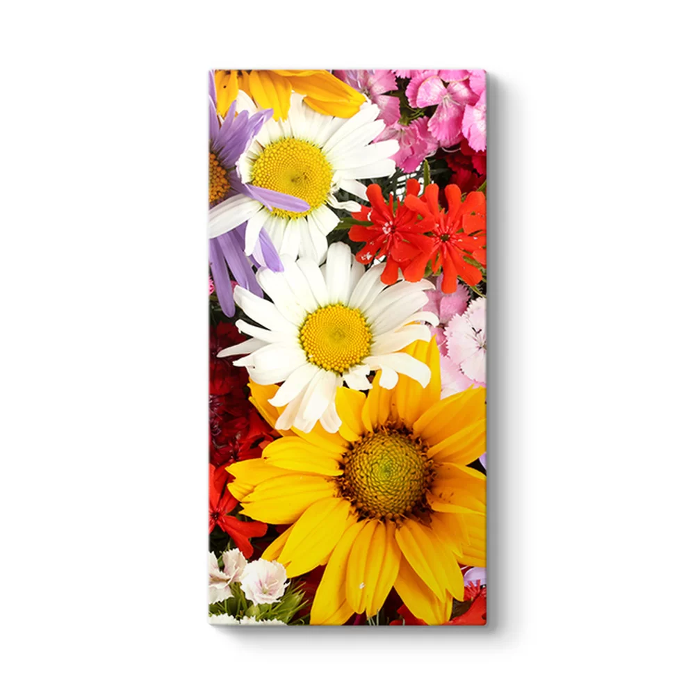 Rengarenk Çiçekler Tablosu - Model 7